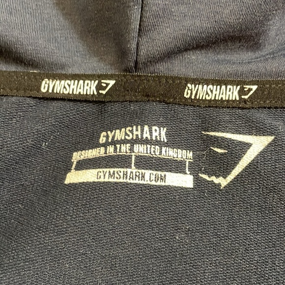 Gymshark Men’s Navy Blue & Grey Full Zip Vest Size Medium - Picture 4 of 5